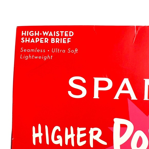 Spanx Higher Power Shapewear Panty Sz L Cafe' Au Lait New‎ - Picture 5 of 10